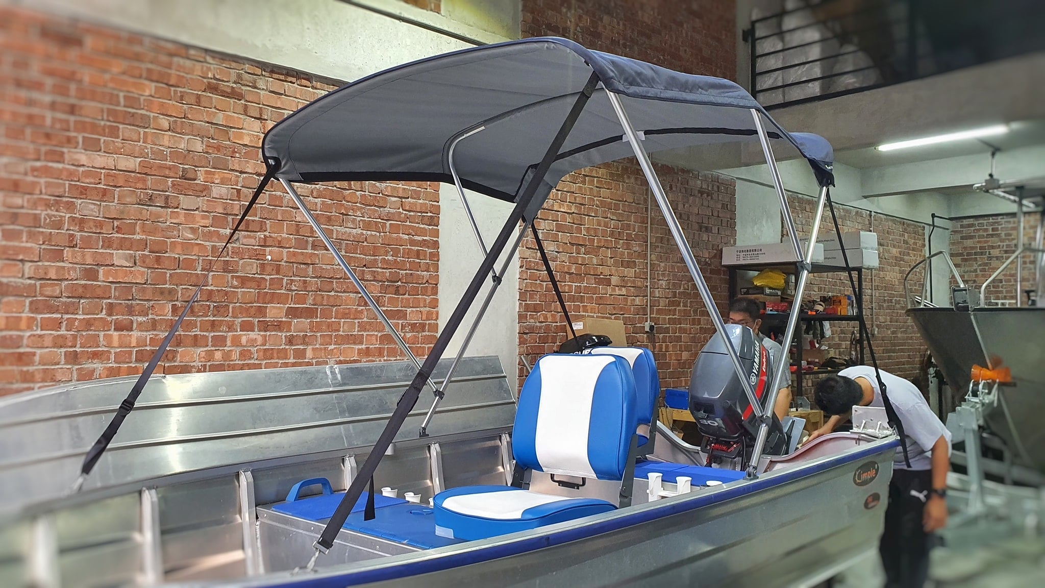 Boat Awning and Bimini Top – Ken and Tan Sdn Bhd Boat Manufacturer