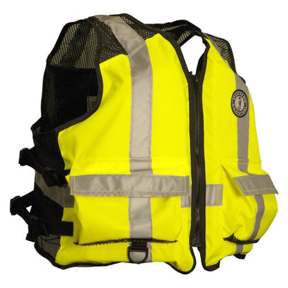 Mustang High Visibility Industrial Mesh Vest L/XL