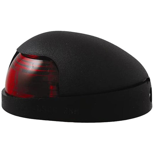 Attwood Quasar Sidelight 12V With Black Housing Two Mile - Red