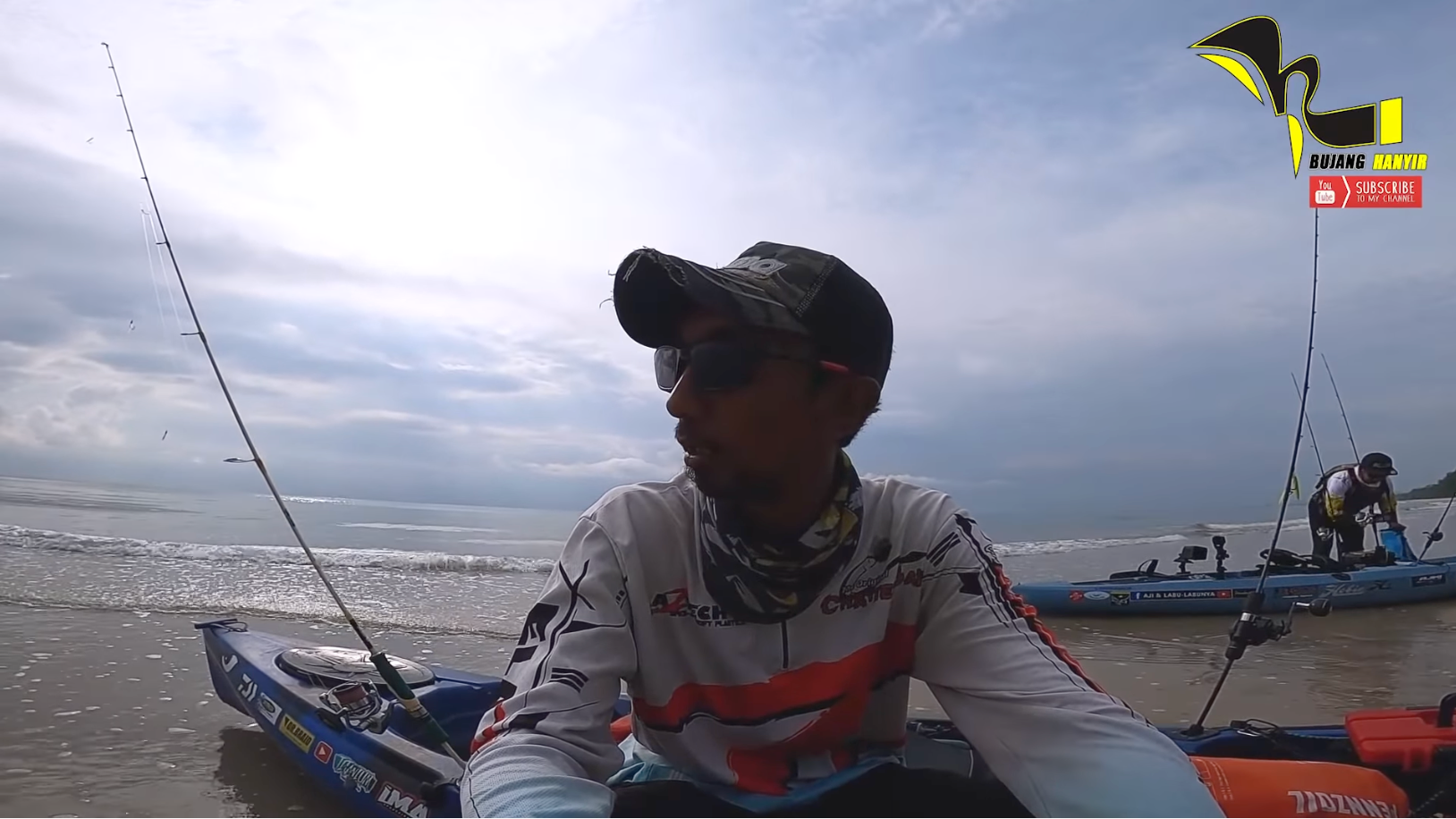 STRIKE IKAN MAHAL GAIS. JIGGING DAN EGING ON KAYAK #68