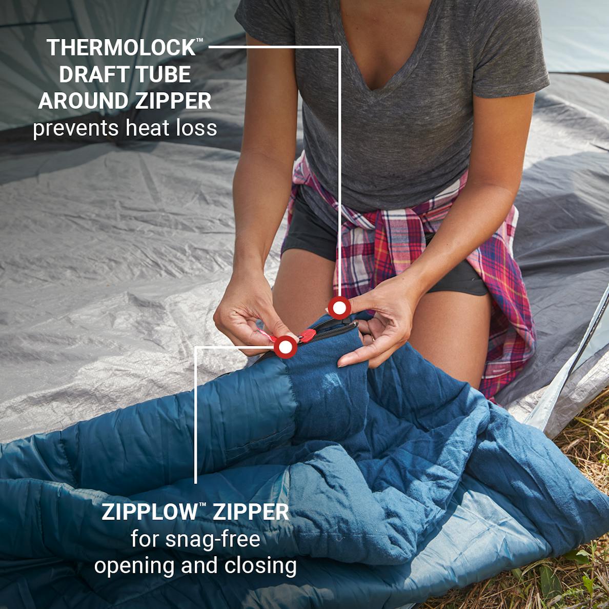 Kompact 20F Rectangle Sleeping Bag boatyardmalaysia