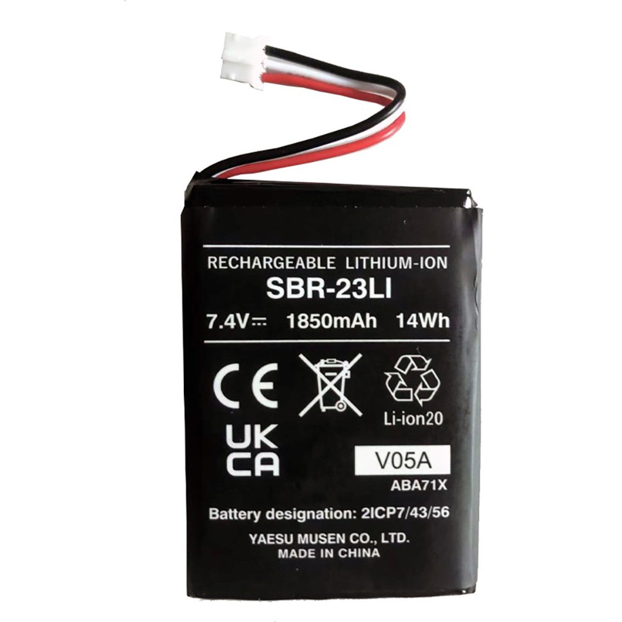 Standard Horizon SBR-23LI Li-Ion Battery Pack for HX210 - Boatyard Malaysia