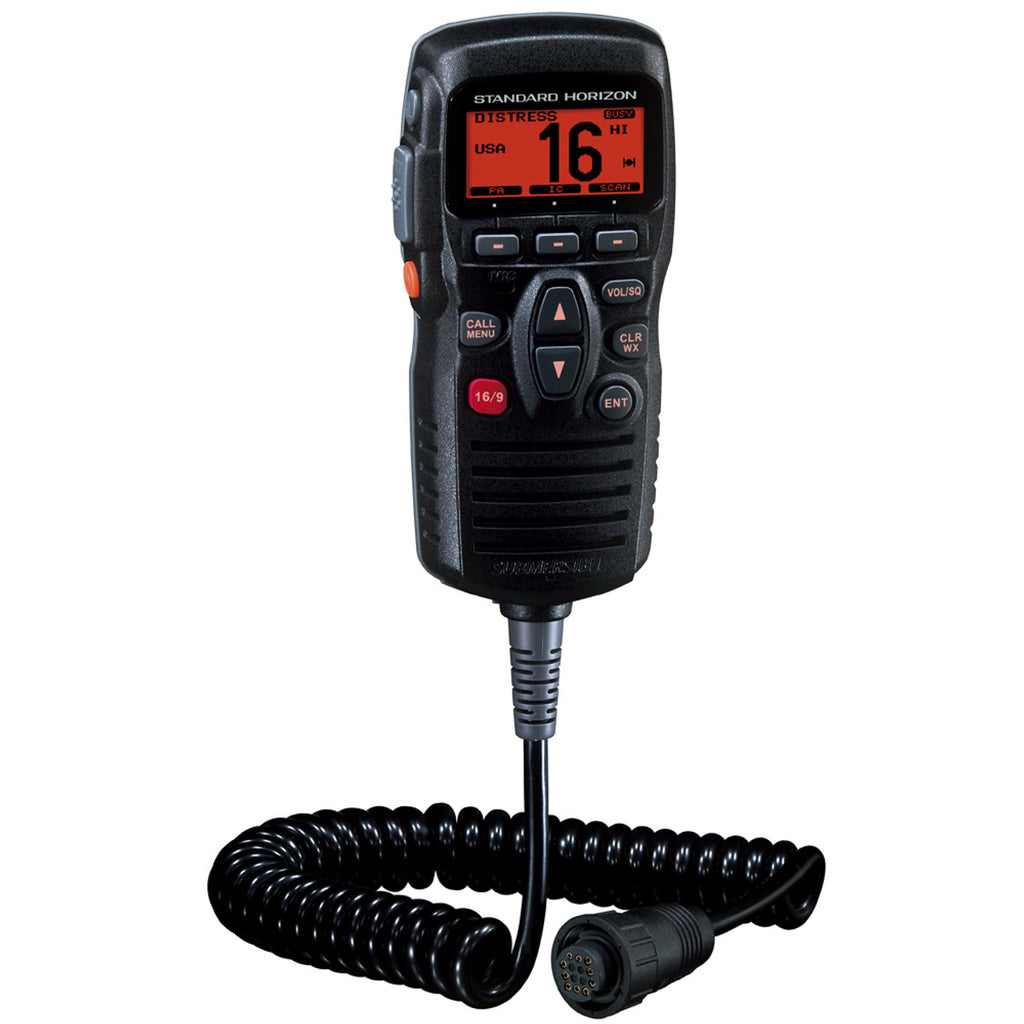 Standard Horizon RAM3+ White Wired Handset for GX1600/GX1700/GX2000/GX2100/GX2150/GX2200/GX5500S Radios - Boatyard Malaysia