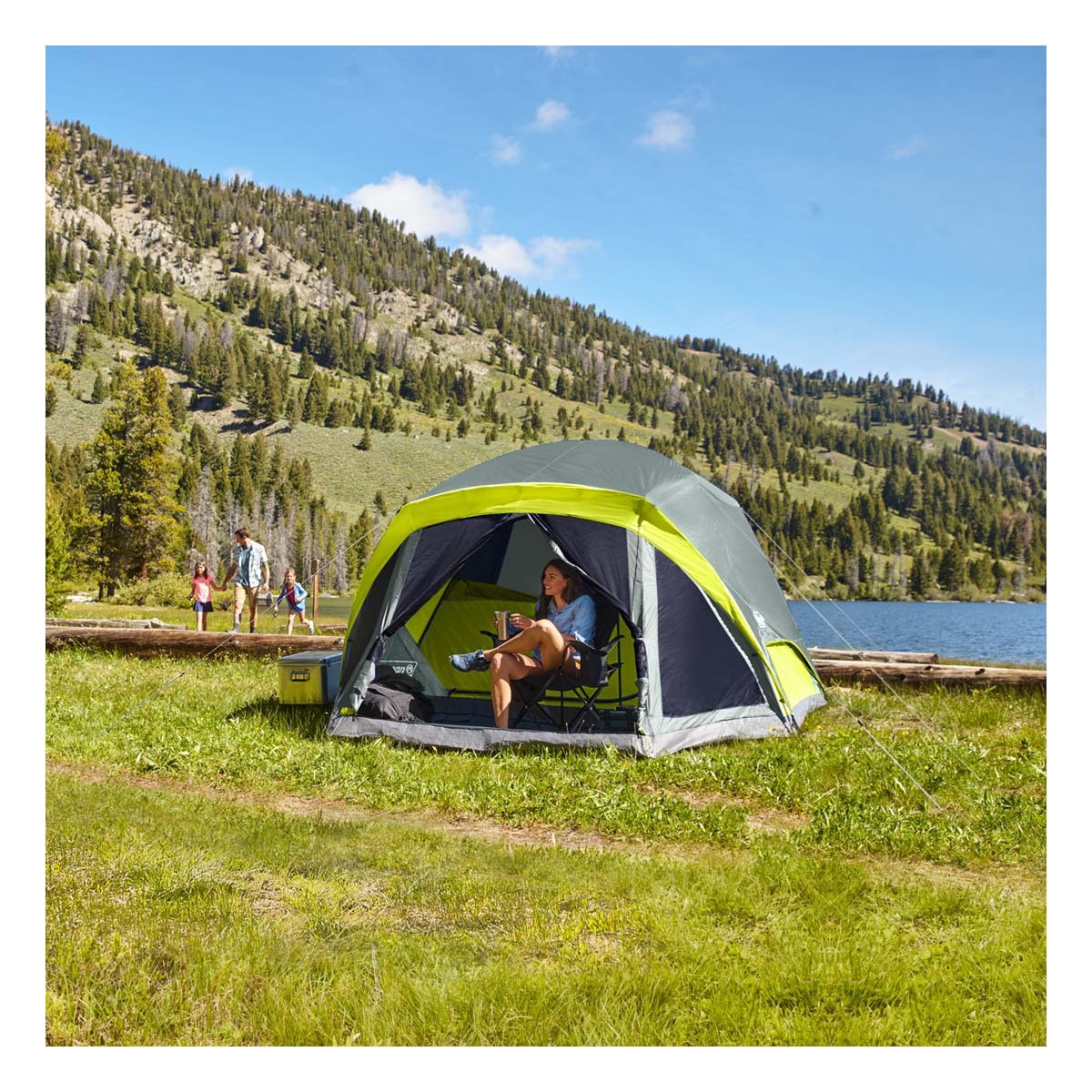 Coleman 6 Person Skydome Camping Tent With Screen Room - Boatyard Malaysia