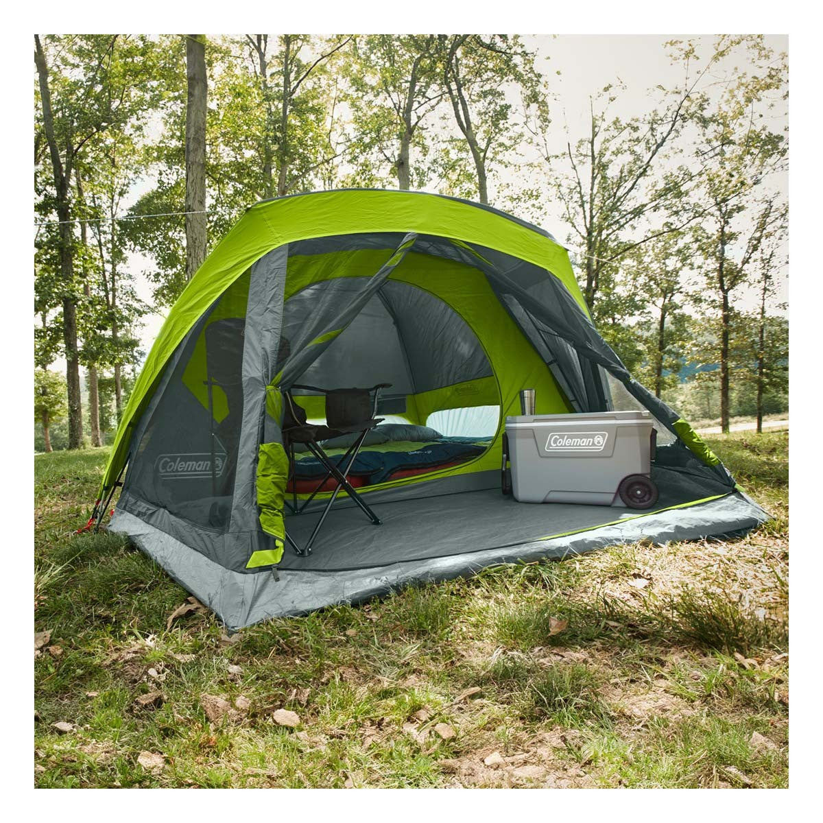 Coleman 6 Person Skydome Camping Tent With Screen Room - Boatyard Malaysia