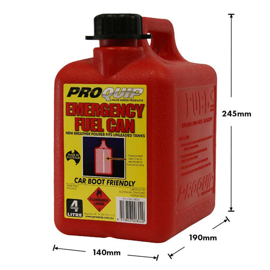 ProQuip 4L Emergency Plastic Can with Breather Pourer - Boatyard Malaysia