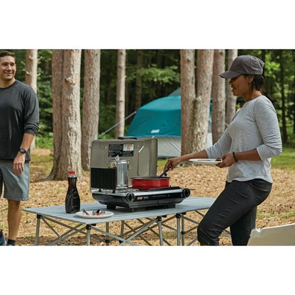 Tabletop Propane Gas Camping Grill/Stove, 2-Burner