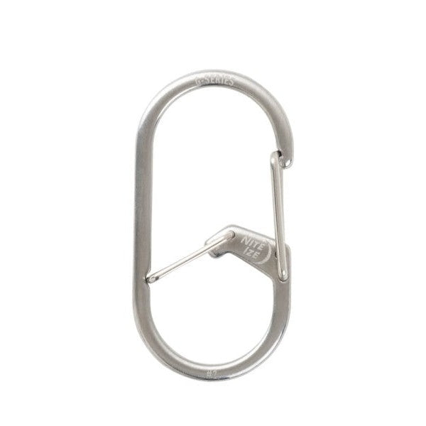 NITE IZE G-SERIES DUAL CHAMBER CARABINER #2 STAINLESS GS2-11-R6 boatyardmalaysia