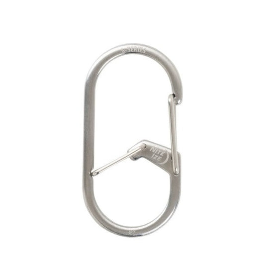 NITE IZE G-SERIES DUAL CHAMBER CARABINER #2 STAINLESS GS2-11-R6 boatyardmalaysia