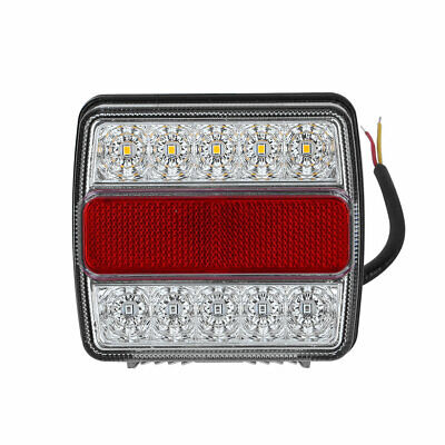 2PCS Submersible LED Tail Lights Boat Trailer Waterproof Light Caravan Truck Kit