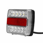 2PCS Submersible LED Tail Lights Boat Trailer Waterproof Light Caravan Truck Kit
