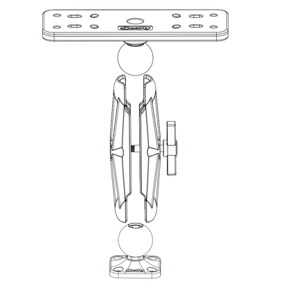 165 1.5″ Ball System Top Plate boatyardmalaysia