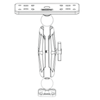 Scotty 166 1.5″ Ball System Base - Boatyard Malaysia