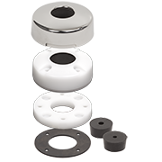 1002100 CABLECLAM W/ STAINLESS STEEL DRESS CAP 0.83 boatyardmalaysia