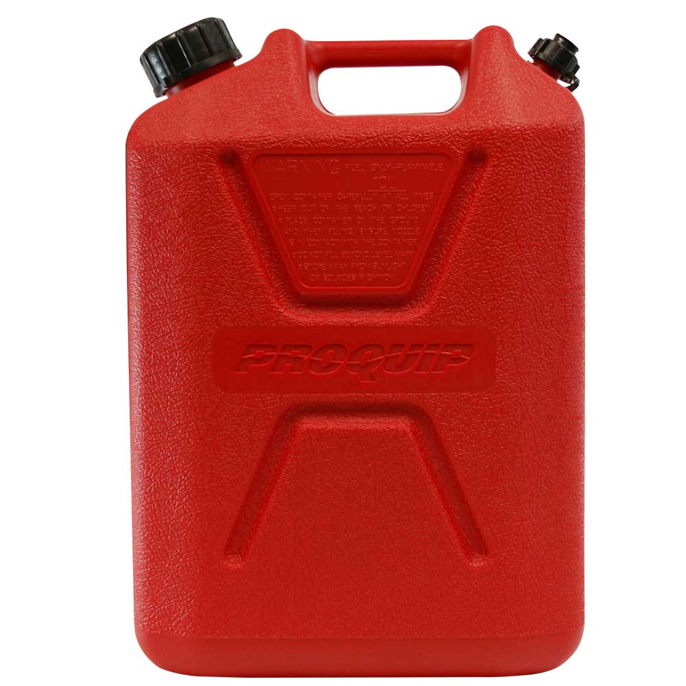 ProQuip 10L Plastic Fast Pour Fuel Can - Unleaded Red - Boatyard Malaysia