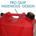 ProQuip 10L Plastic Fast Pour Fuel Can - Unleaded Red - Boatyard Malaysia