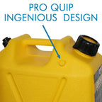 ProQuip 10L Plastic Fast Pour Fuel Can - Diesel Yellow - Boatyard Malaysia