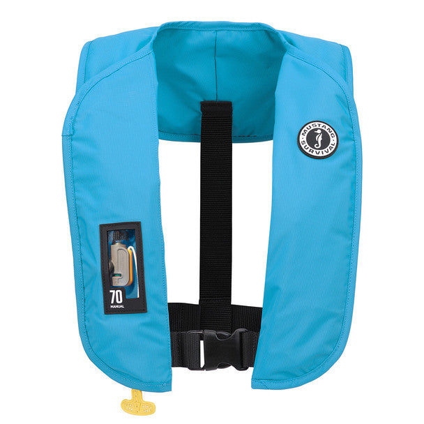 Mustang Survival Mustang MIT 70 Manual Inflatable PFD Azure Blue - Boatyard Malaysia