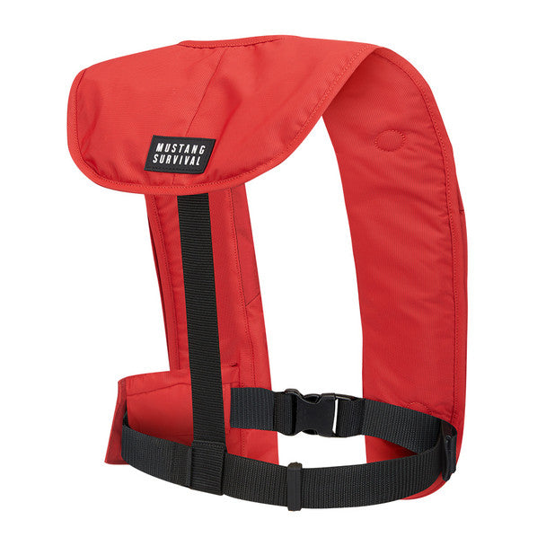 Mustang MIT 150 Convertible Inflatable PFD Red boatyardmalaysia