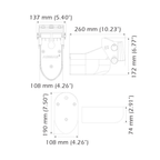 Airmar Technology TM265C-LM-12F Transom Mount Transducer w/12-Pin Connector f/Furuno - Boatyard Malaysia