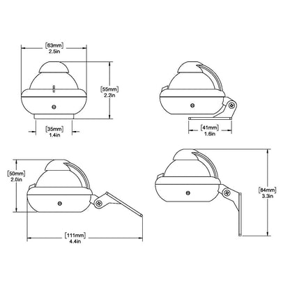 X-10-M Sport - Bracket Mount - Gray boatyardmalaysia