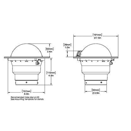 Ritchie SS-5000 SuperSport Compass - Flush Mount