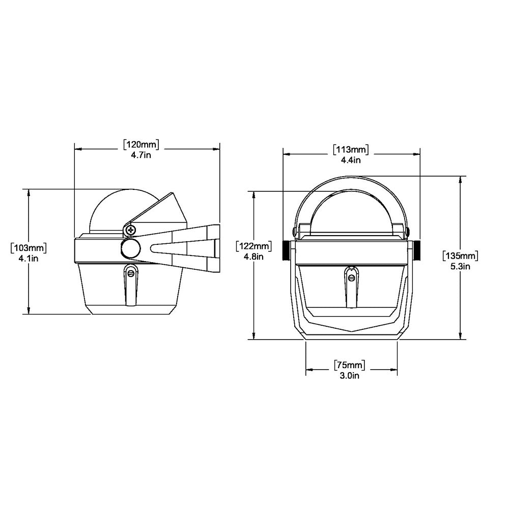 Ritchie B-51 Explorer Compass - Bracket Mount