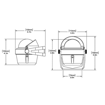 Ritchie B-51 Explorer Compass - Bracket Mount