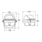 Ritchie B-80 Voyager Compass - Black - Boatyard Malaysia