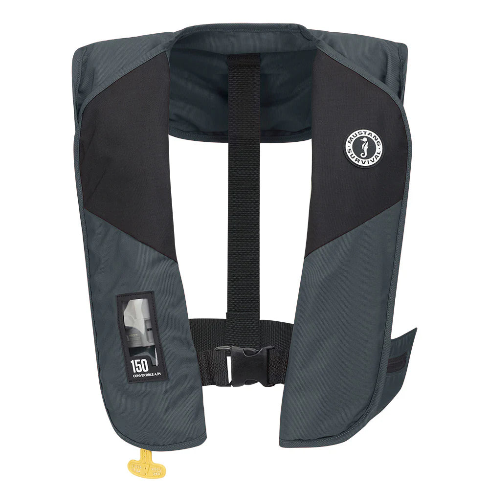 Mustang Survival Mustang MIT 150 Convertible A/M Inflatable PFD - Admiral Grey - Boatyard Malaysia