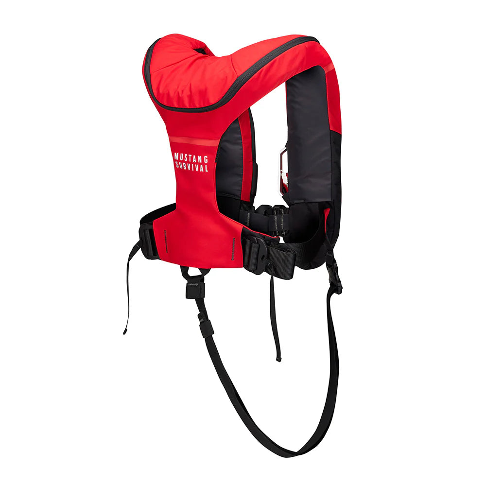 Mustang Survival Mustang Atlas 190 DLX Open Ocean Inflatable PFD - Red/Black - Boatyard Malaysia