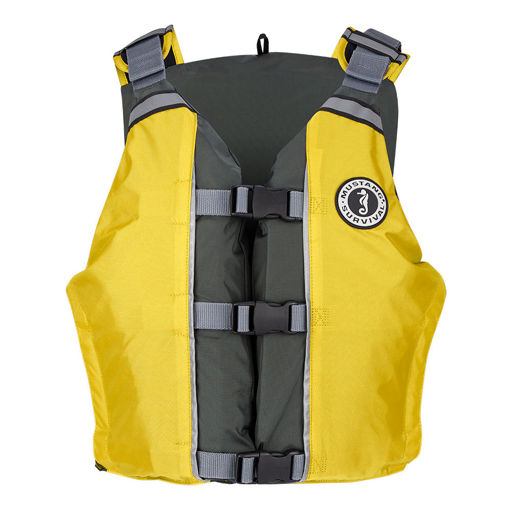 Mustang Survival Mustang APF Foam Vest - Universal - Yellow/Grey - Boatyard Malaysia