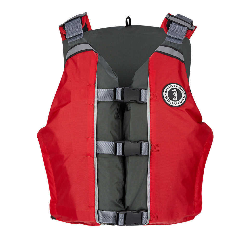 Mustang Survival Mustang APF Foam Vest - Universal - Red/Grey - Boatyard Malaysia