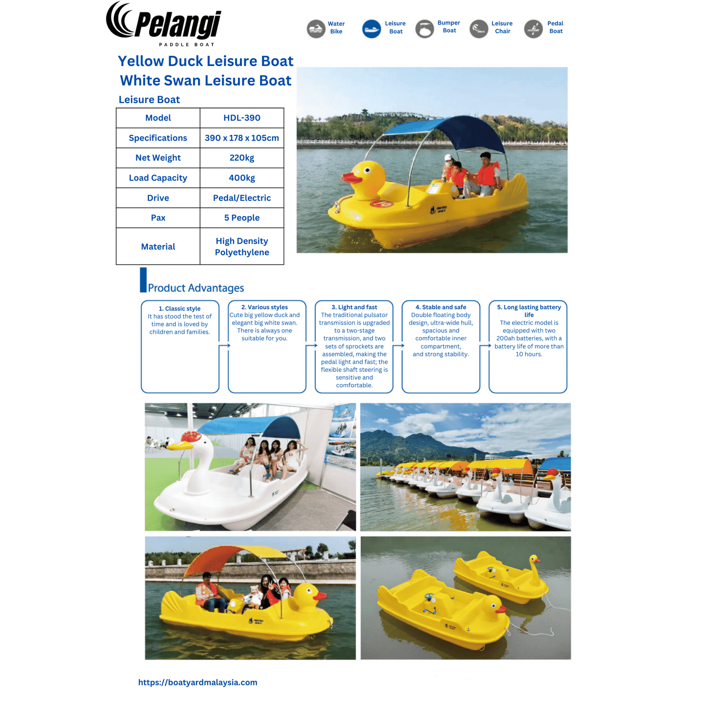 Yellow Duck Leisure Boat boatyardmalaysia