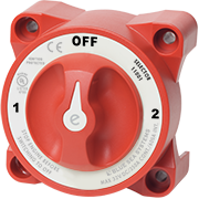 Blue Sea System 11001 BATTERY SWITCH E SERIES 3 POS W/ AFD - Boatyard Malaysia