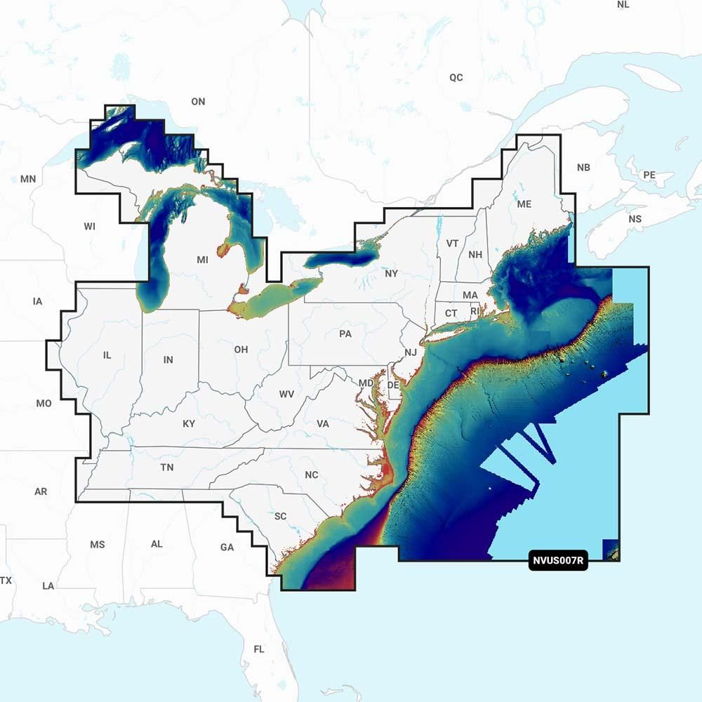 Navionics Vision+ NVUS007R US East boatyardmalaysia