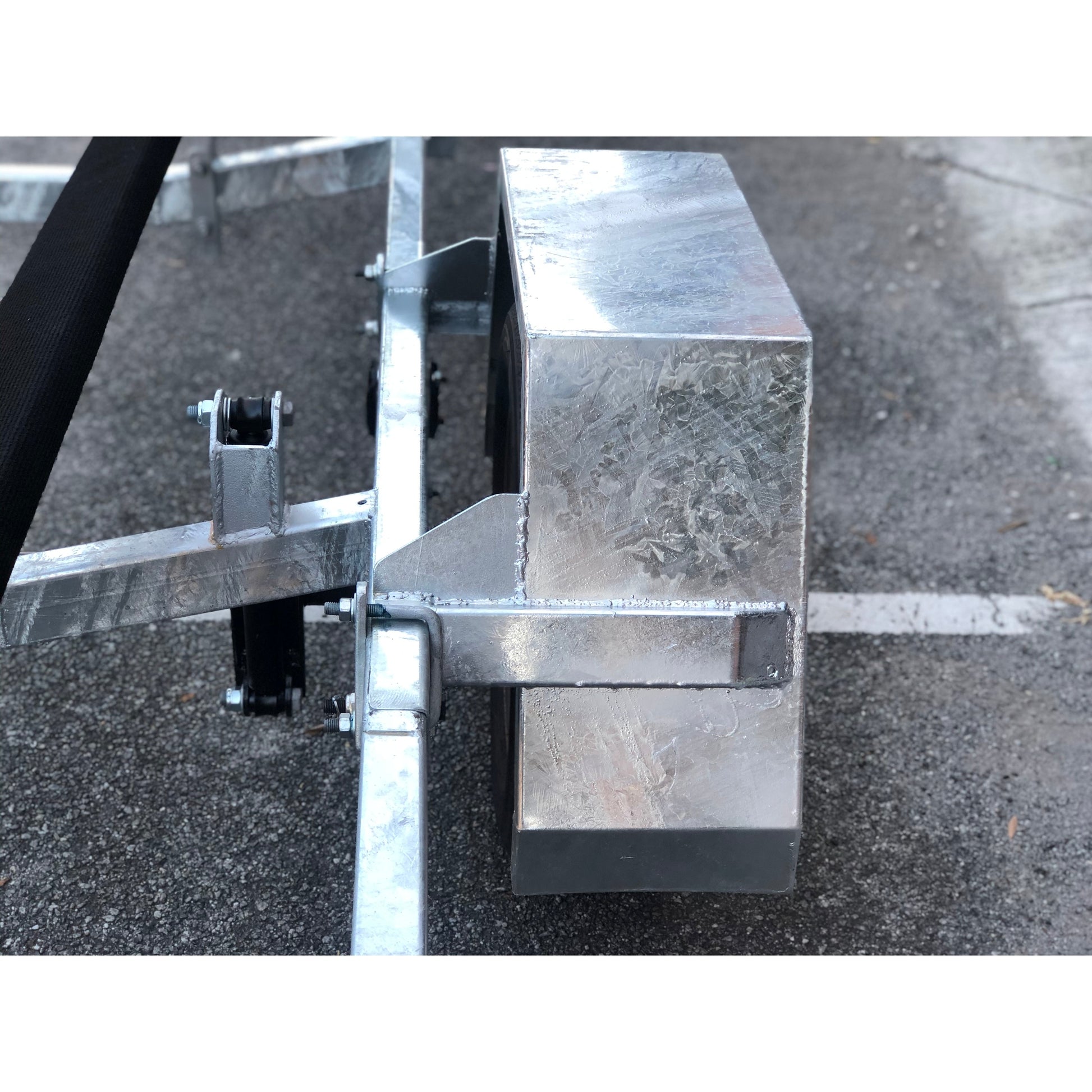 Galvanized Trailer 12-15ft with Electric Magnetic Braking boatyardmalaysia