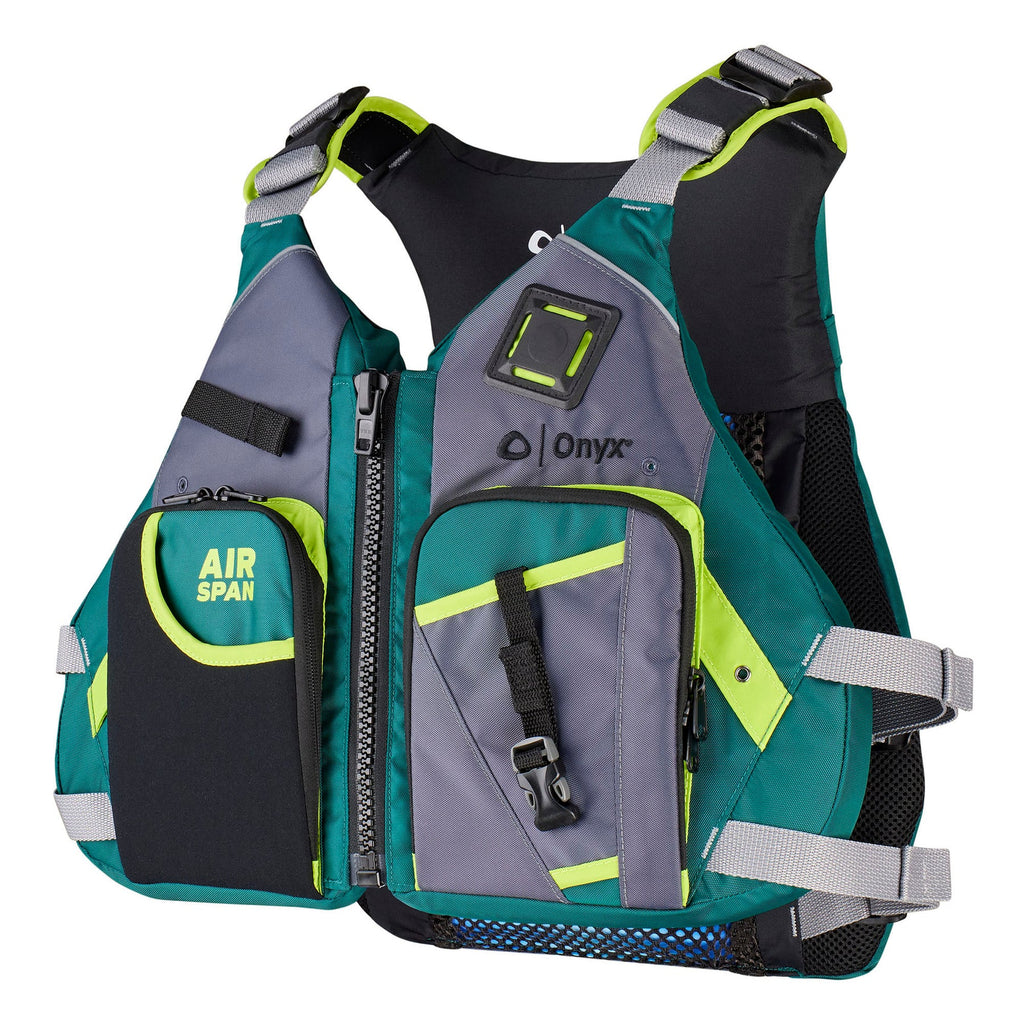 Onyx Outdoor Onyx Airspan Angler Life Jacket - XS/Sm - Green - Boatyard Malaysia