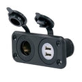 Marinco Sealink Deluxe Dual USB Charger & 12V Receptacle - Boatyard Malaysia