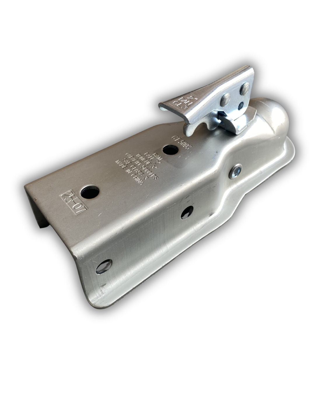 Trailer coupler 50mm, with 3" x 2" size