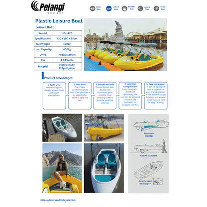 Plastic Leisure Boat