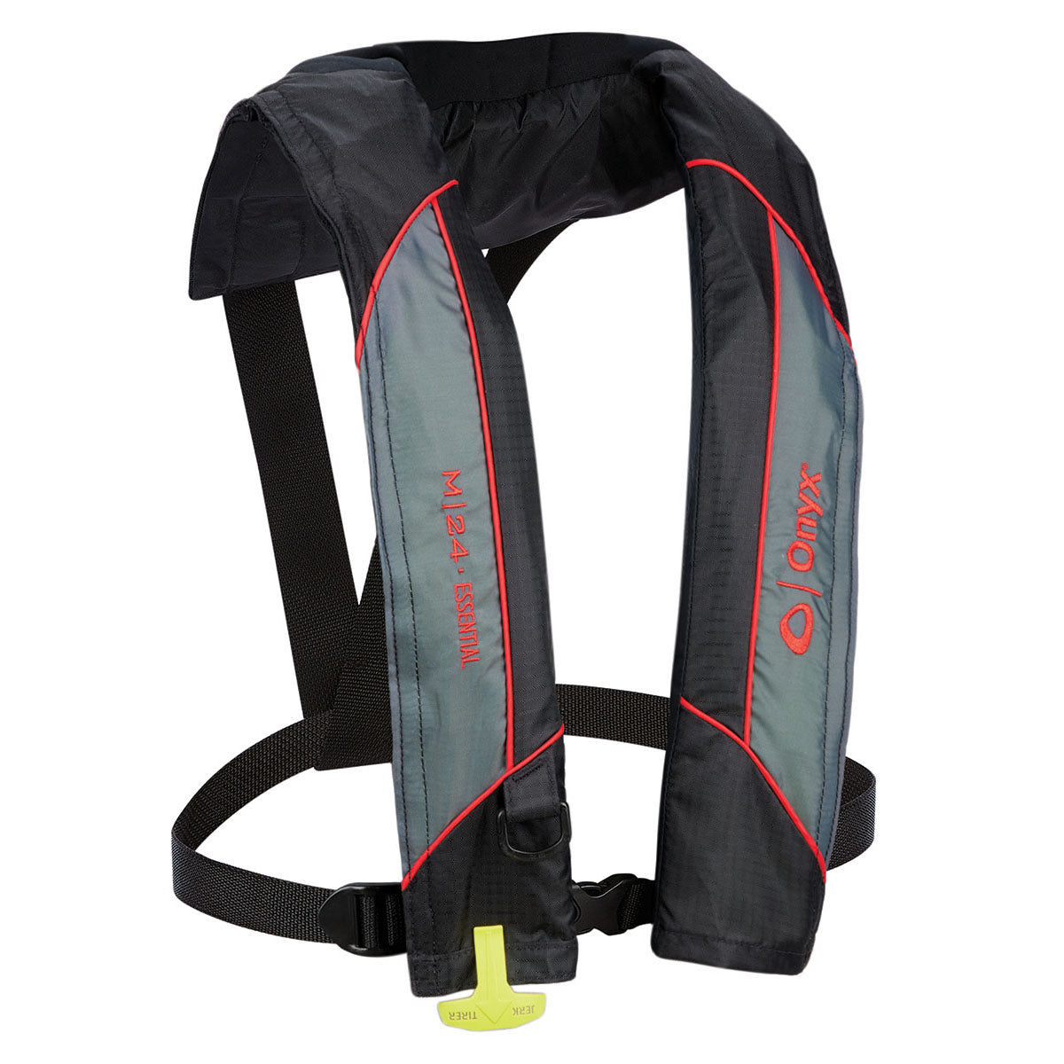 Onyx Outdoor Onyx M-24 Essential Manual Inflatable Life Jacket - Red - Boatyard Malaysia