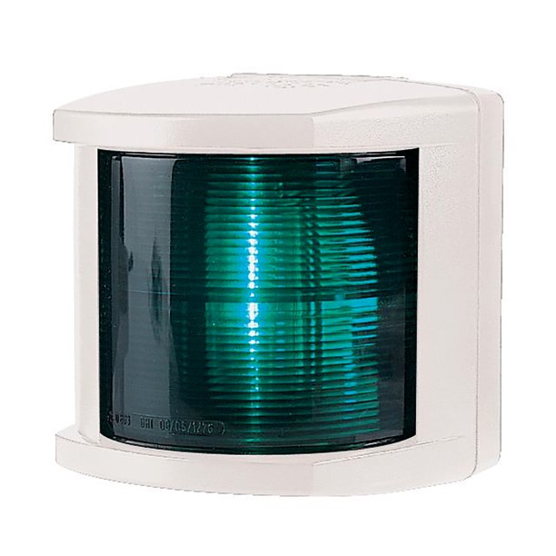 Hella Marine Starboard Navigation Light - Incandescent - 2nm - White Housing - 12V - Boatyard Malaysia
