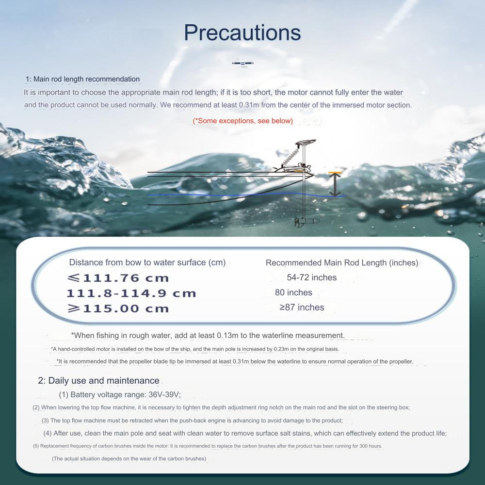 Haibo Ipenguin Series Intelligent Electric Trolling Motor P120 with GPS - Boatyard Malaysia