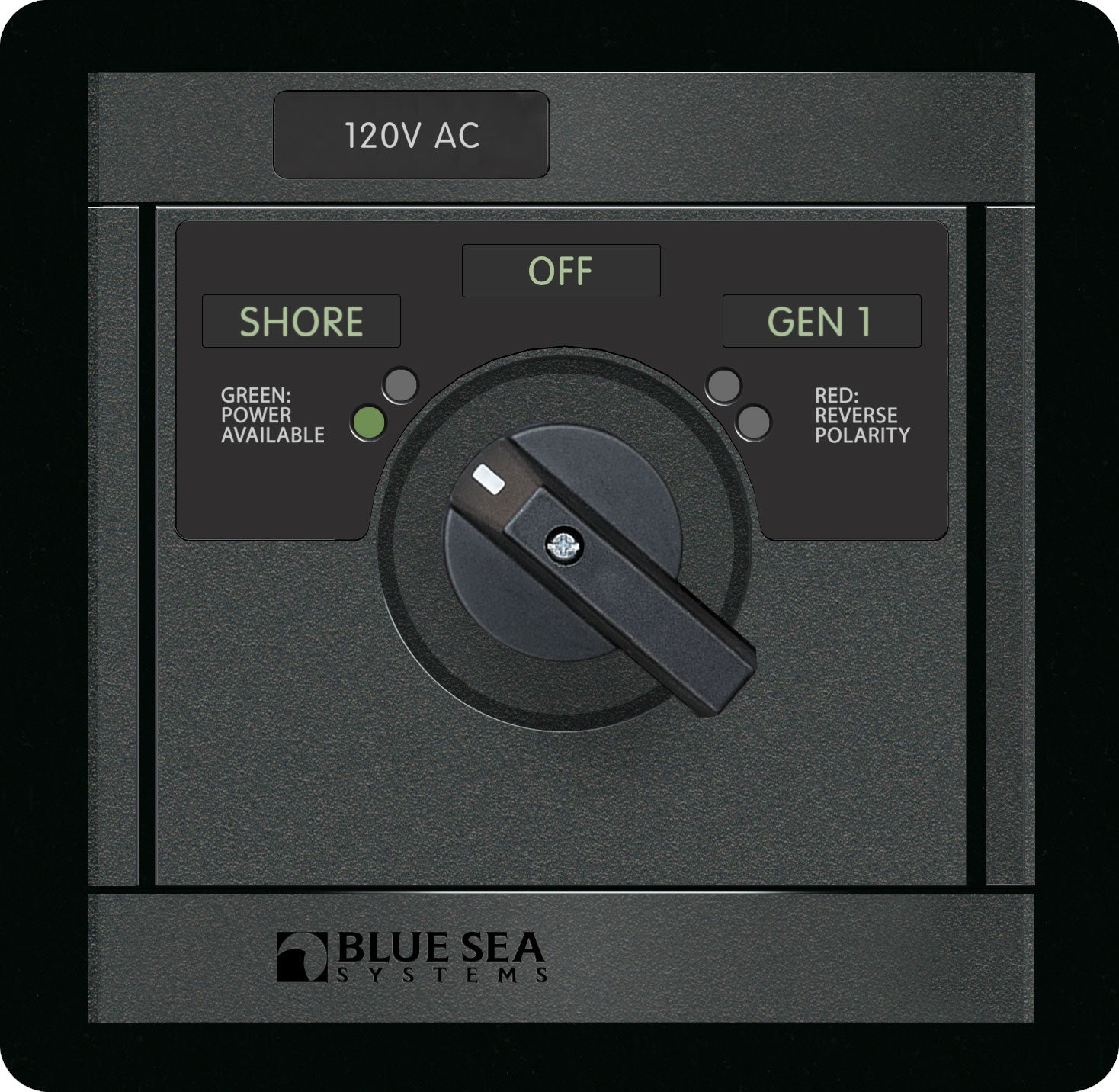 120V AC Rotary 30A OFF + 2 Sources