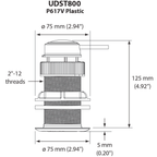 Airmar Technology UDST800P-N2 Ultrasonic Smart Sensor N2K - Boatyard Malaysia