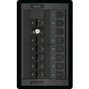 Blue Sea System 1503 360 PANEL 120V 30A ELCI PLUS 5 FLAT ROCKERS - Boatyard Malaysia