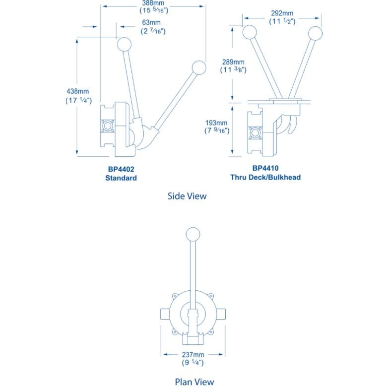 Whale Gusher Titan Manual Bilge Pump On Deck Mount boatyardmalaysia