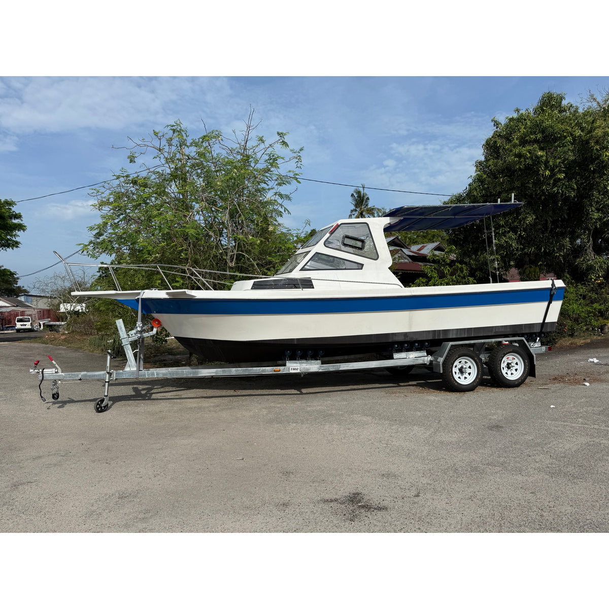 TMC Double Axle 9M Trailer - Boatyard Malaysia