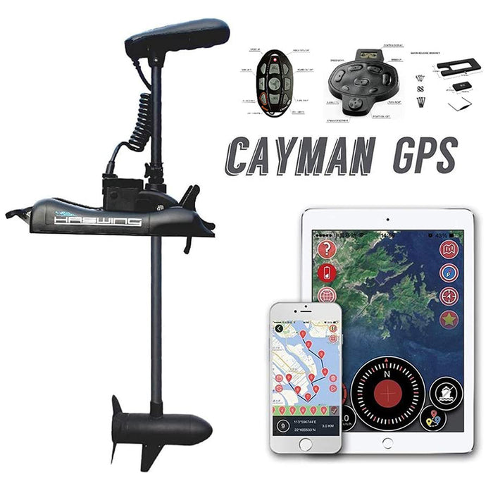 Cayman B GPS With Anchor Mode On Remote - Black boatyardmalaysia